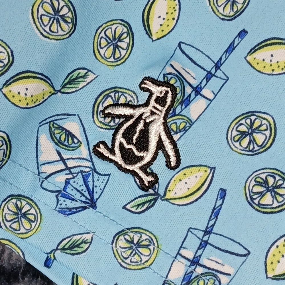 Penguin Polo Shirt Men's XL Performance Golf Lemonade Drinks Embroidered YGCC - Picture 7 of 12